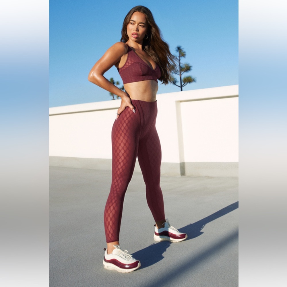 Savage Fenty HIGH-WAIST X MESH LEGGING SET